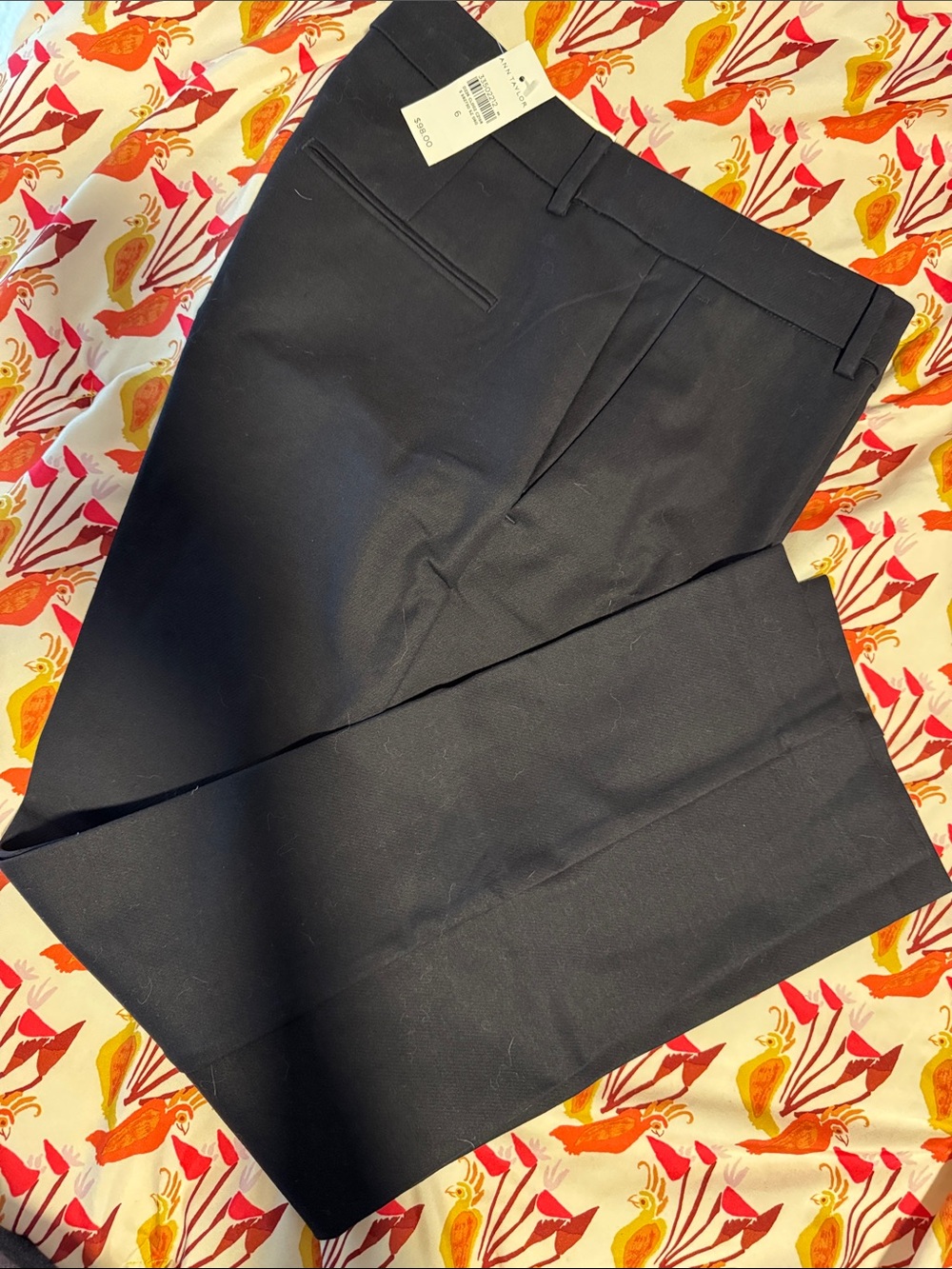 Ann Taylor Men's Navy Flat-Front Dress Shorts